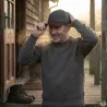 Casquette kaki-marron en laine polyester réglable T58