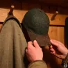 Casquette kaki-marron en laine polyester réglable T58