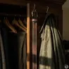 Ceinturon cuir marron à surpiqûres pour éleveurs
