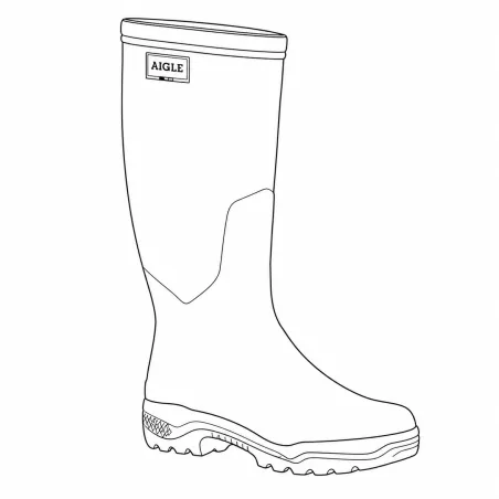 Bottes Parcours 2 ultra-confort - T39 à 48 - Kaki