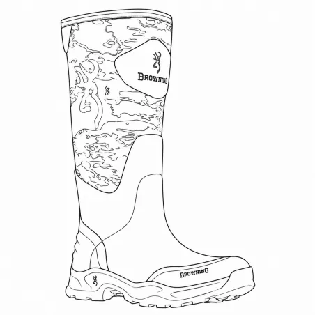 Bottes Browning Invector II camo pour homme - 50 char