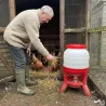 Mangeoire Gaun 23 kg anti-gaspi sur pieds - Élevage