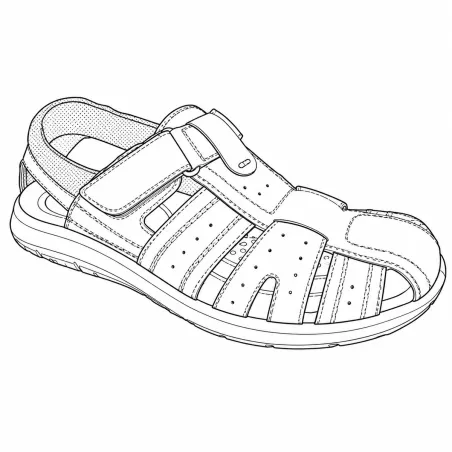 Sandales Titan en cuir - Confort et style pour éleveurs