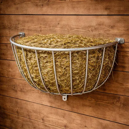 Râtelier zingué rond KERBL - Résistant et pratique