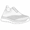 Baskets femme sans lacets bleu marine - Confort et style