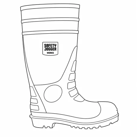Bottes sécurité S5 Hercules PVC noir embout acier