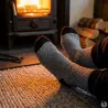 Lot de 3 paires de chaussettes travail en polyester-laine