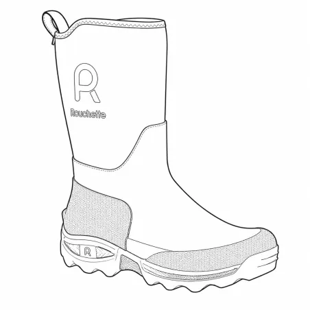 Bottes Clean Garden souples et imperméables marron 40-47