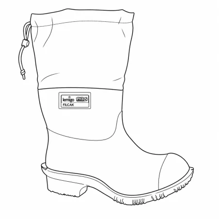 Bottes isolantes Lemigo Filcak 802 EVA feutre noir/camo