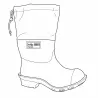 Bottes isolantes Lemigo Filcak 802 EVA feutre noir/camo