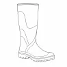 Bottes Baudou Karol marron femme/enfant PVC jersey