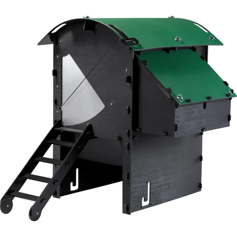 Poulailler surélevé en plastique recyclé pour 5 à 9 poules