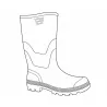 Bottes PVC vertes 41-46 pour élevage et extérieur