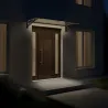 Marquise Solaire LED 124 cm - Éclairage Extérieur Autonome