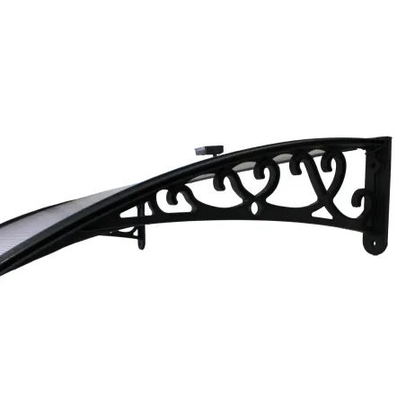 Marquise Solaire LED 124 cm - Éclairage Extérieur Autonome