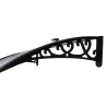 Marquise Solaire LED 124 cm - Éclairage Extérieur Autonome