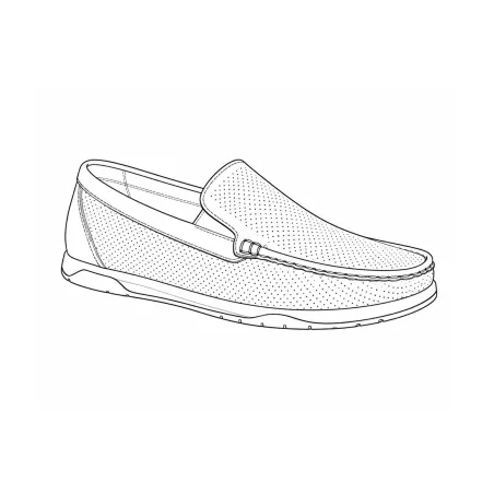Chaussures bateau homme bleu marine sans lacets