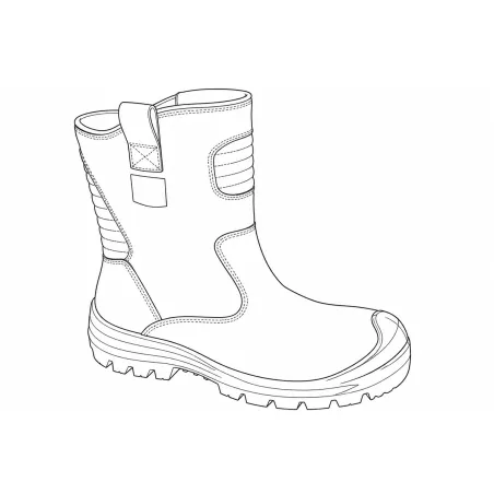 Bottes sécurité Mayon S3S Homme - Marron 50°C+