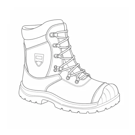 Chaussures forestières SALIX - Cuir coque acier normées EN ISO