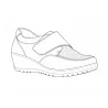 Chaussures scratch noires PU - Confort et praticité outdoor