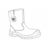 Box bottes sécurité Alaska S3 cuir marron - embout acier