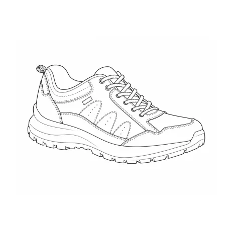Chaussures basses Ayoka Dick noires en cuir imperméable