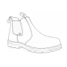 Bottines sécurité Jackman S3 cuir marron - embout acier