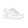 Baskets homme gris/noir synthétique - Confort urbain
