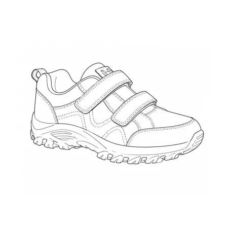 Chaussures Oregon Teamwood à scratch gris - Confort