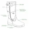 Bottes chasse cuir marron fourrées Iceland Gore-Tex®