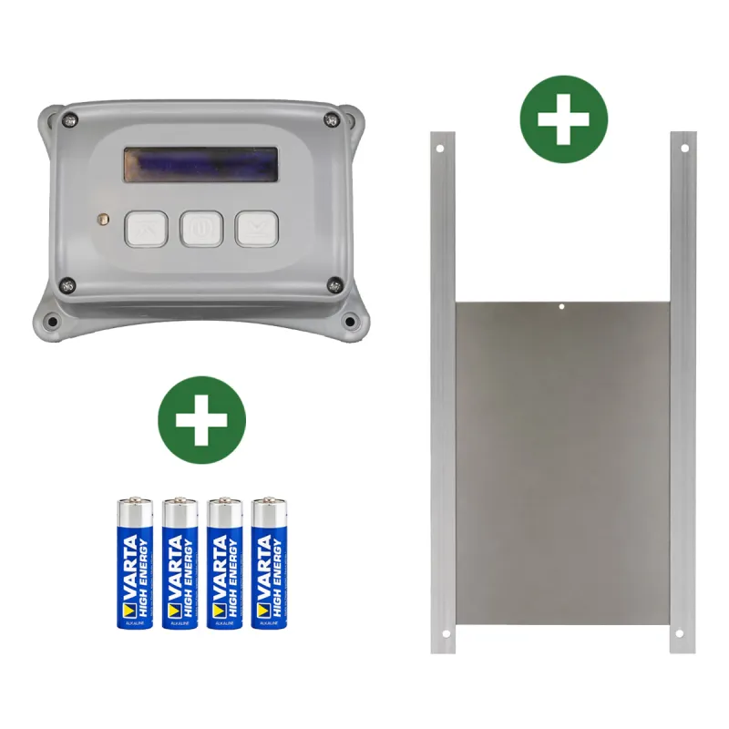 Kit Portier Breedsafe Pro avec trappes et piles