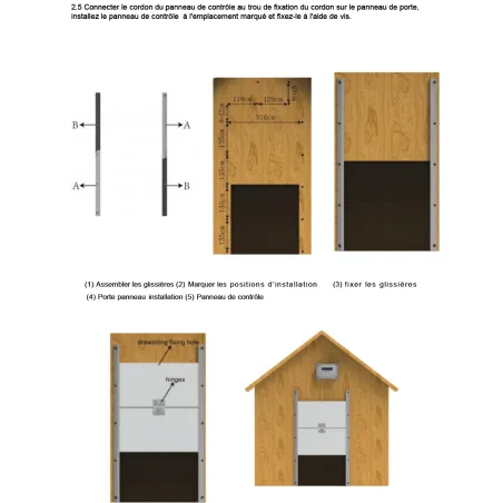 Kit Portier Breedsafe Pro avec trappes et piles