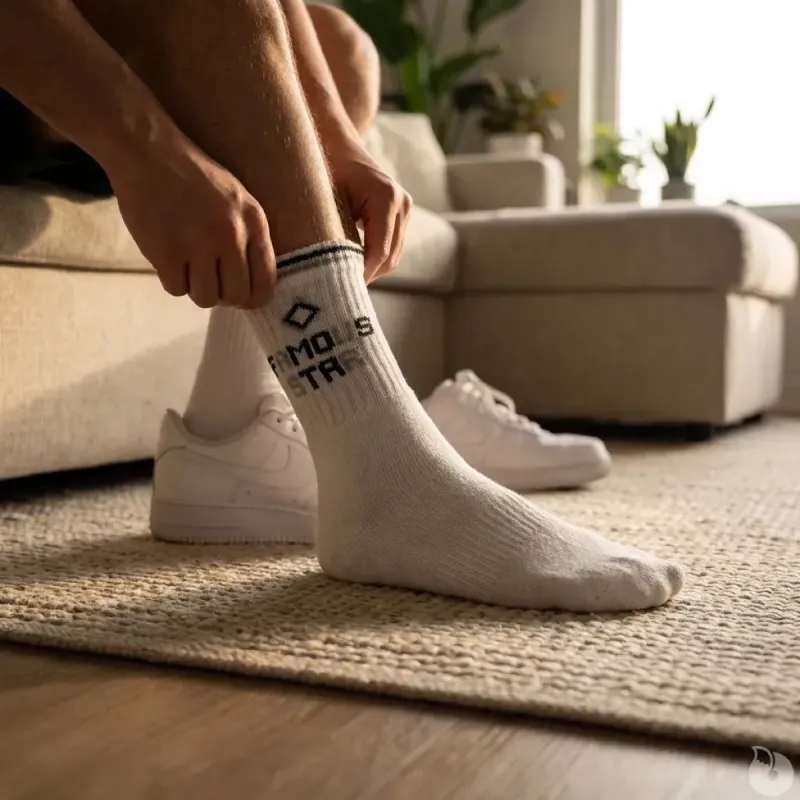 Lot de 3 paires de chaussettes sport coton - Blanc