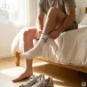 Lot de 3 paires de chaussettes sport coton - Blanc