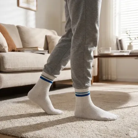 Lot 5 paires chaussettes blanches 43/46 et 47/48 - Confort