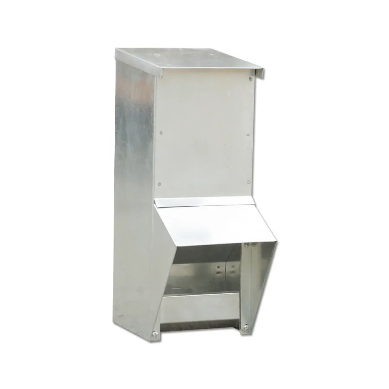 10 mangeoires galvanisées 7kg pour volailles et gibier