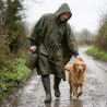Poncho imperméable kaki taille unique - Percussion®