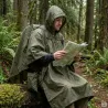 Poncho imperméable kaki taille unique - Percussion®