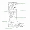 Bottes Browning Invector II camo pour homme - 50 char