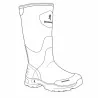 Bottes étanches Browning Invector II vertes 40-47