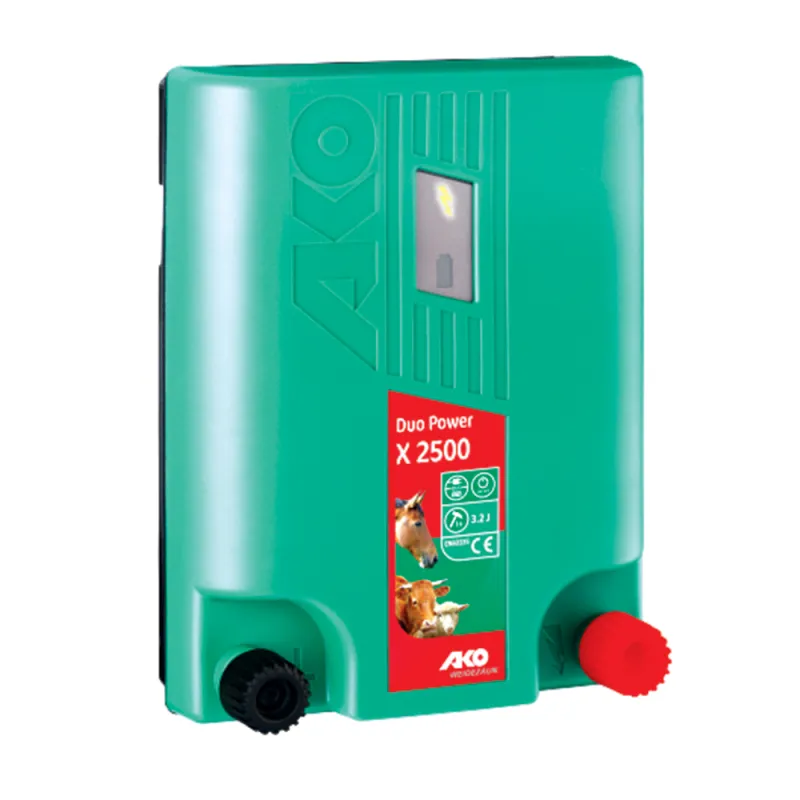 Électrificateur Duo 2J secteur/batterie - 4 km max