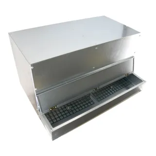 Pondoir galvanisé 2 cases - Ramassage extérieur