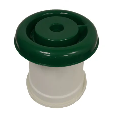 Abreuvoir seau 18L vert et blanc à anse - Olba