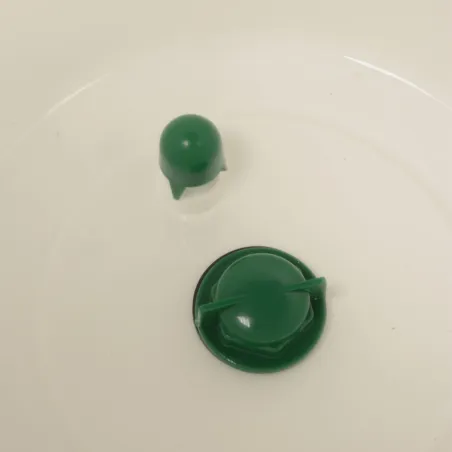 Abreuvoir seau 18L vert et blanc à anse - Olba