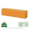 Canisse PVC gris 1,5x3m - Kit occultation double face