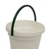 Abreuvoir seau 18L vert et blanc à anse - Olba