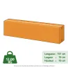 Canisse PVC occultante 1,5x5m vert - Kit fixation inclus