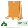Abri Lys plastique 1,2m² - Hauteur 196 cm 1 porte