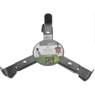 Support à roulettes pour pots 22,5-30 cm - Gris