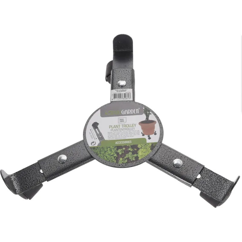 Support à roulettes pour pots 22,5-30 cm - Gris